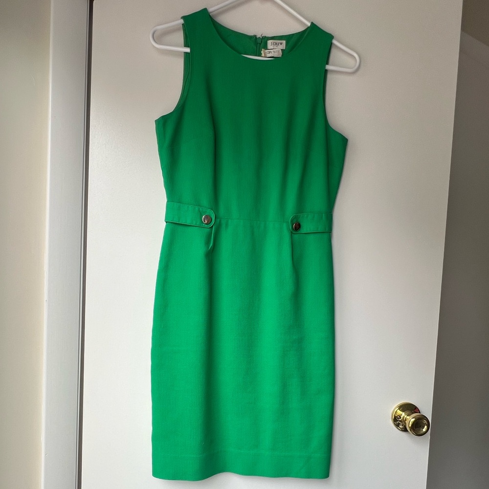 Kelly Green J. Crew Suiting Dress